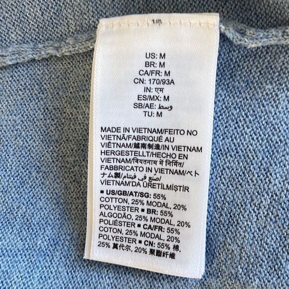 Amazon Essentials Women's Lightweight Open-Front Cardigan Sweater Blue Sz M - Picture 7 of 11